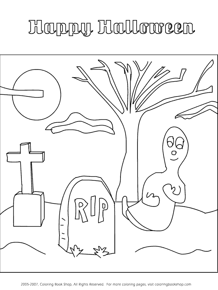 ghost_cemetary_coloring_page