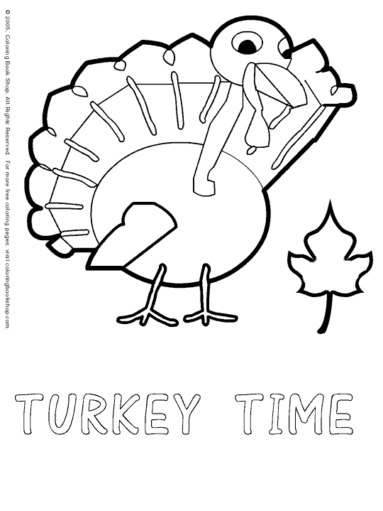 turkey time coloring page, coloring pages, printable Thanksgiving pages,  holiday